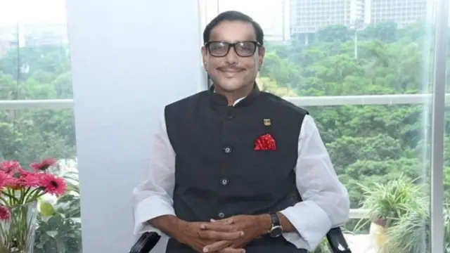 আওয়ামী লীগ নেতা ওবায়দুল কাদের।