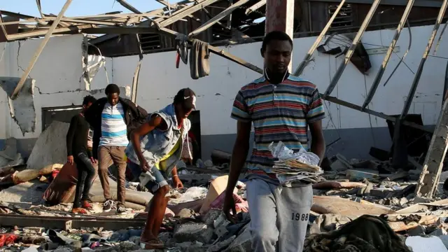 Saldırının ardından olay yeri