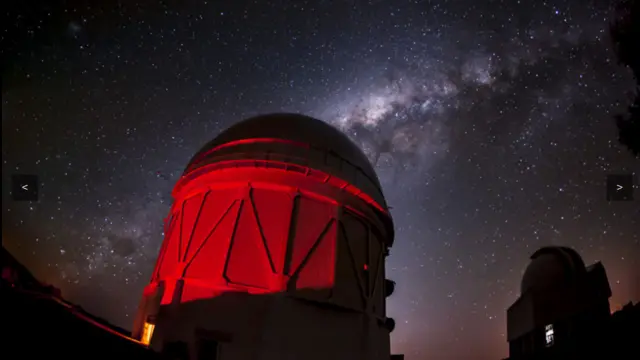 Telescopio Blanco y la Vía Láctea