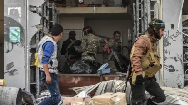 Afrin, ÖSO milisi ve yağma