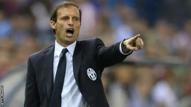 Mkufunzi wa Juventus Massimmiliano Allegri
