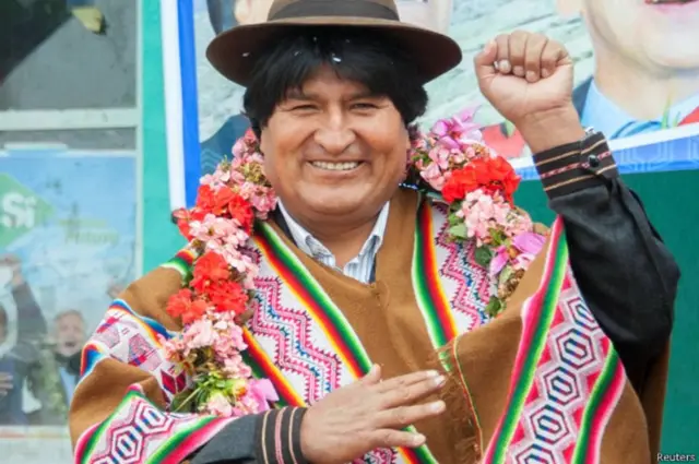 Evo Morales, presidente da Bolívia