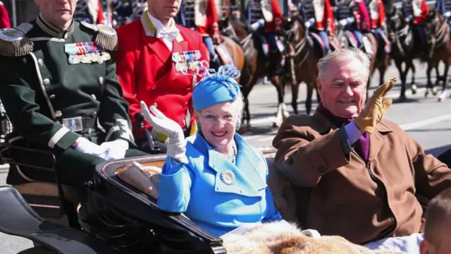 A rainha Margrethe e o príncipe consorte Henrik, que morreupromoção betmotion2018