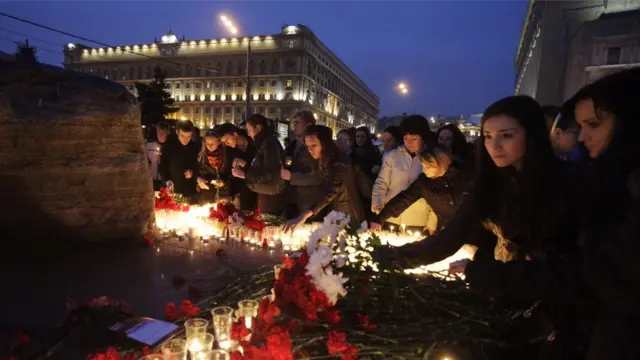 Народный мемориал у станции метро Лубянка