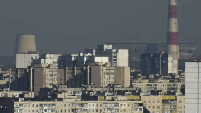 كييف بعد قصف روسي.