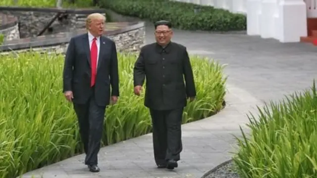 జూన్‌లో జరిగిన భేటీ సందర్భంగా ట్రంప్, కిమ్