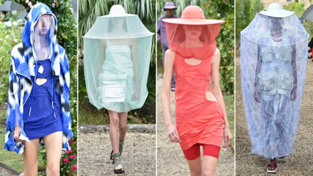 Des mannequins portant des Kenzo