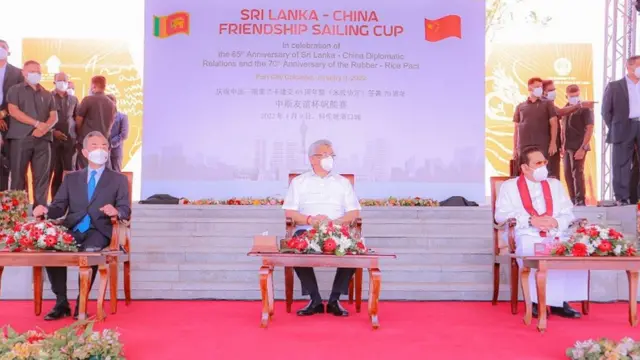 சீன வெளிவிவகார அமைச்சர் மற்றும் கோட்டாபய ராஜபக்ச