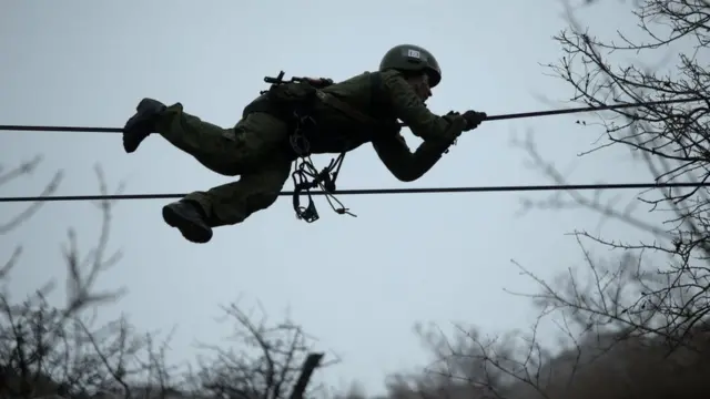 Российский солдат в Крыму