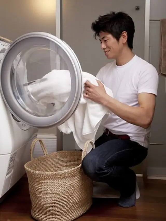 کپڑے، تولیے، دھونا