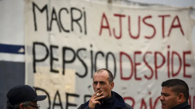 Protesta en Argentina