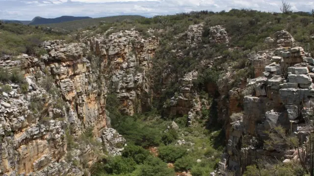 Formações rochosas na Caatinga