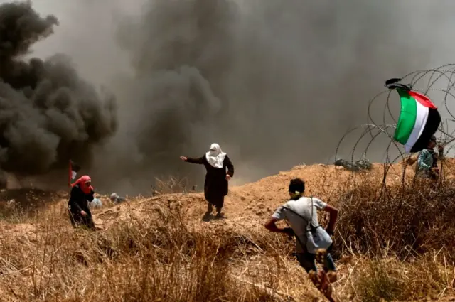 معترضان فلسطینی