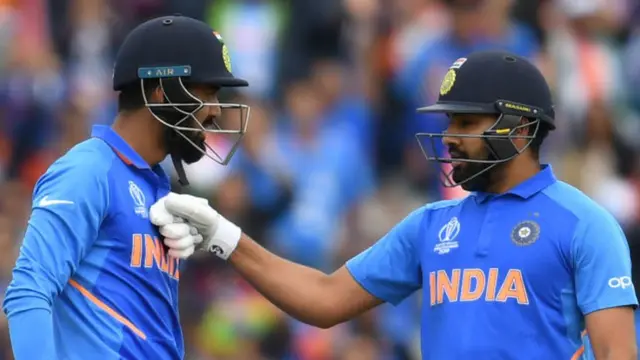 રોહિત શર્મા અને લોકેશ રાહુલે ભારતને મજબૂત શરૂઆત આપી