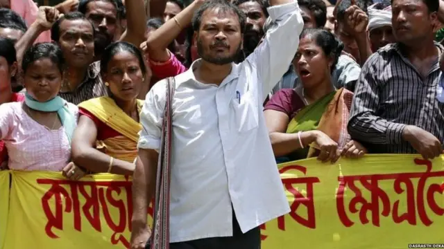 اکِھل گگوئی، انڈیا، بی جے پی، نریندر مودی، امیت شاہ، آسام