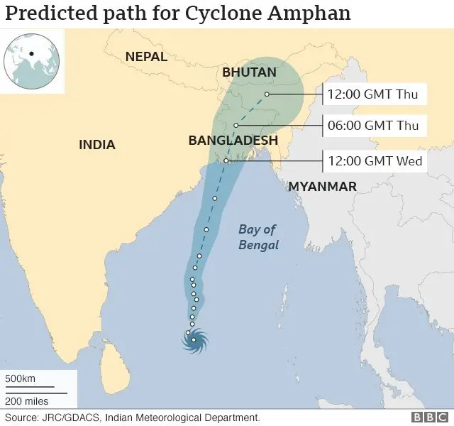 Amphan: Cyclone wreaks deadly havoc in India and Bangladesh