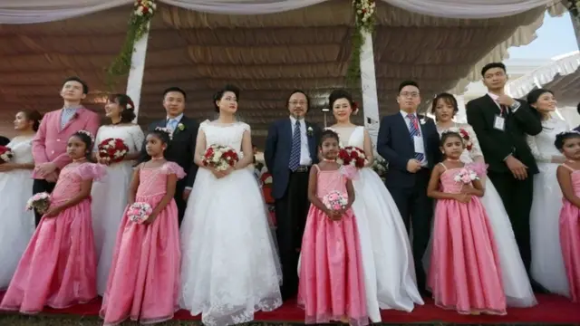 કોલંબોમાં યોજાયેલા લગ્ન સમારંભનું એક દ્રશ્ય