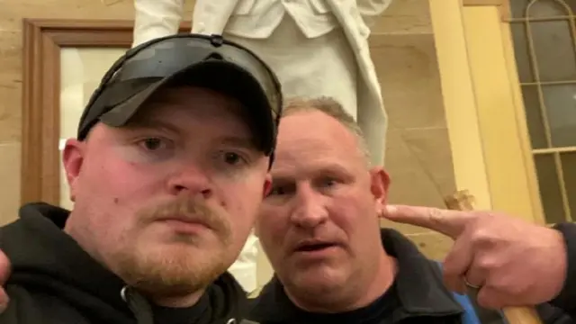 Dos de los asaltantes del Capitolio