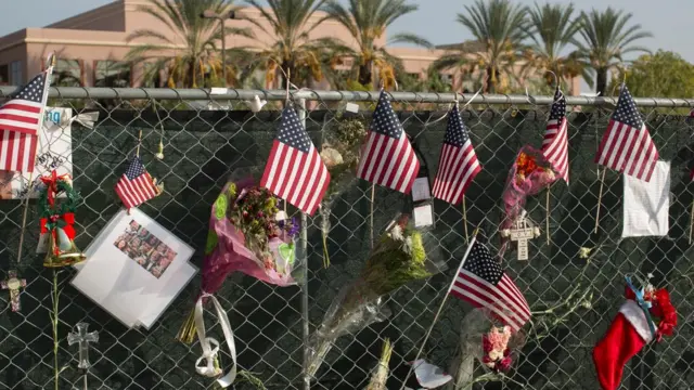 Homenaje a las víctimas del tiroteo en San Bernardino