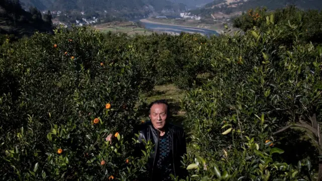 A farmer in China