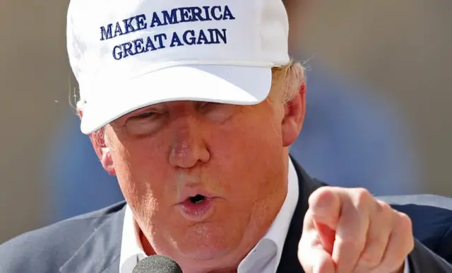 Donald Trump en campaña