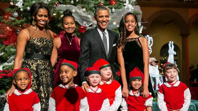 2014年第一家庭在華聖誕音樂會。