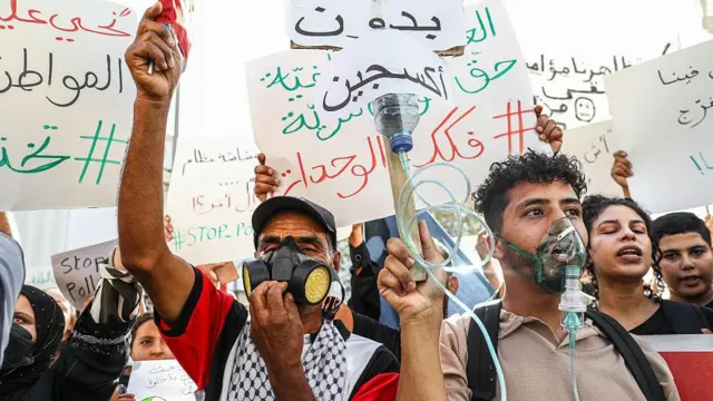 مظاهرات قابس في تونس