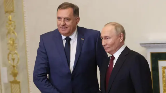 Милорад Додик и Владимир Путин