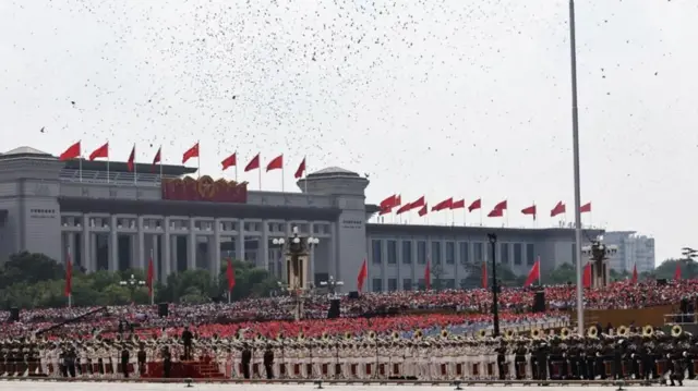 చైనా విక్టరీ డే, షీ జిన్పింగ్, పుతిన్, కిమ్ జోంగ్ ఉన్, బీజింగ్