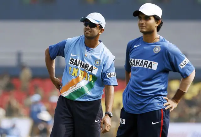  રાહુલ દ્રવિડ અને સૌરવ ગાંગુલી