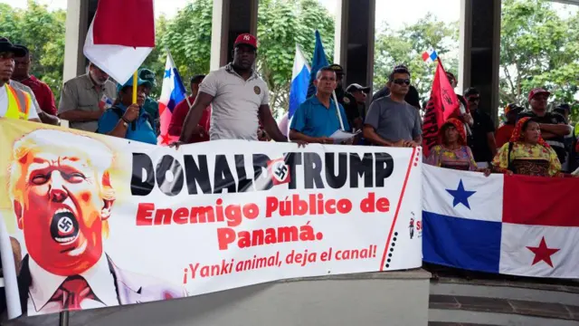 Manifestación contra Trump en Panamá