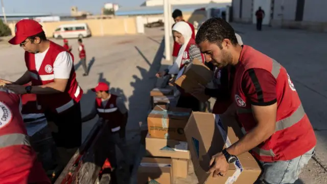 Gaza, bantuan kemanusiaan 