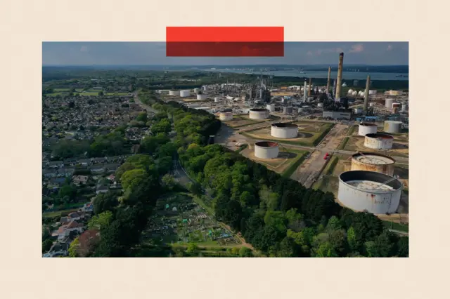 대형 정유 시설