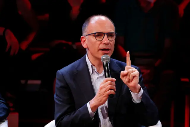 Demokratik Parti lideri ve Eski Başbakan Enrico Letta