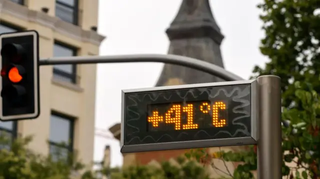 Temperatura, España