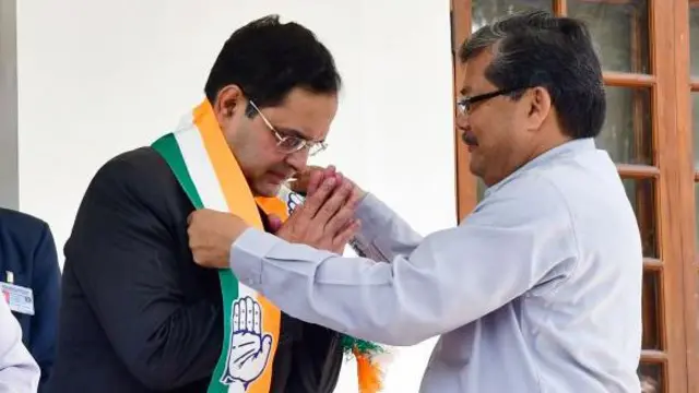 बृजेंद्र सिंह बीजेपी को छोड़कर कांग्रेस में शामिल हुए थे