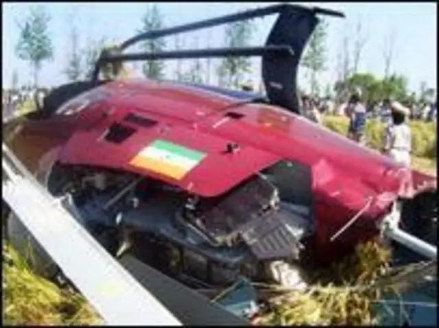 जिंदाल यांचे अपघातग्रस्त विमान