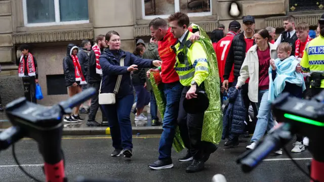 Пострадавший в результате инцидента Ливерпуле