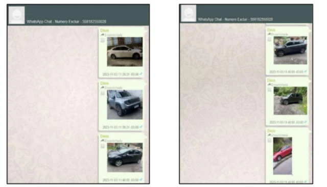 Mensajes de whatsapp con fotos de coches