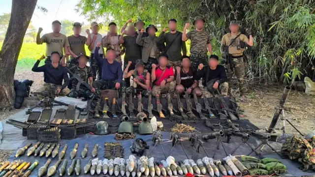 တောကျွဲအင်းမြို့ကို ခေတ္တထိန်းချုပ်ပြီးနောက် NUG ရဲ့ MOD ထုတ်ပြန်လာတဲ့ပုံ