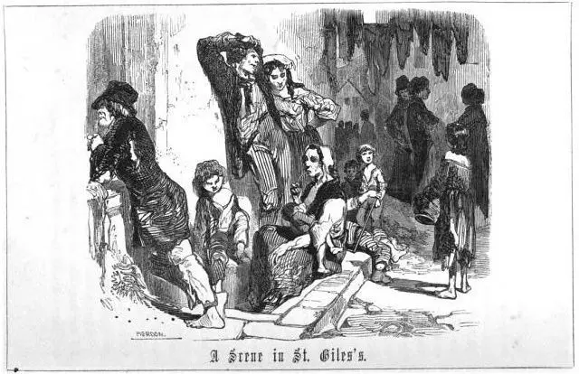 थॉमस बीम्स की कलाकृति 'द रूकेरीज़ ऑफ लंदन: पास्ट, प्रेजेंट एंड प्रोस्पेक्टिव'