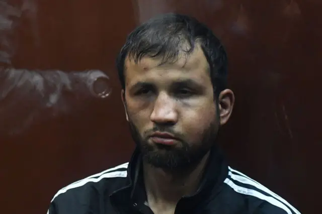 Fariduni Shamsidin appears at Basmanny District Court in Moscow on 24 March 2024