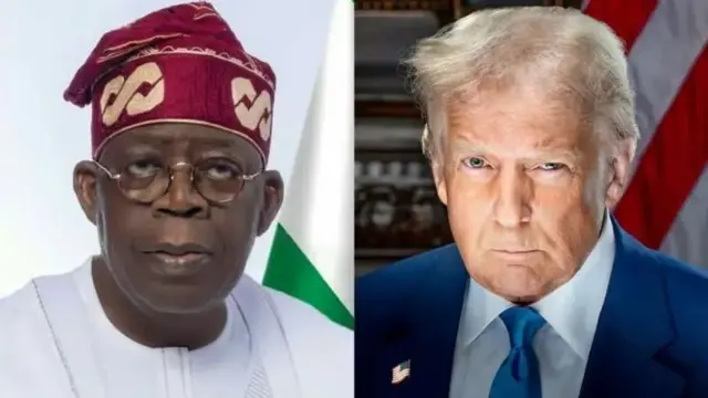 Onyeisiala Bola Tinubu na ogbo ya nke Amerịka bụ Donald Trump