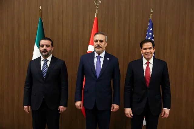 Hakan Fidan, Rubio ve Şeybani'nin Antalya'daki görüşmesi 