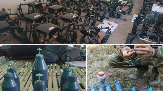 NUG ကထုတ်ပြန်လာတဲ့ ဒရုန်းတွေဖြန့်ဝေမှု