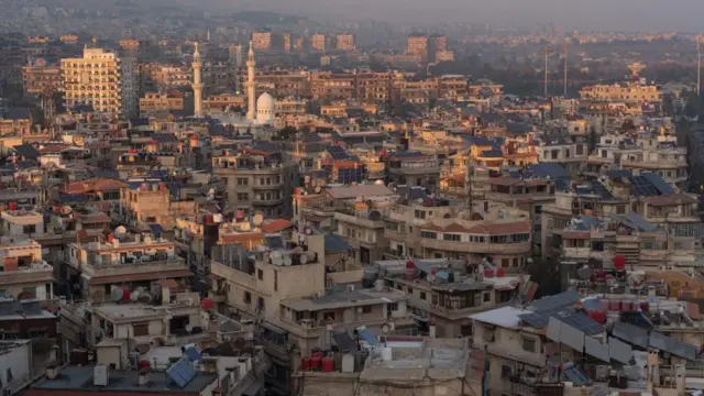 Şam'ın kuşbakışı görünümü