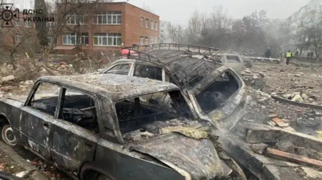 Так выглядит пострадавший двор в Полтаве