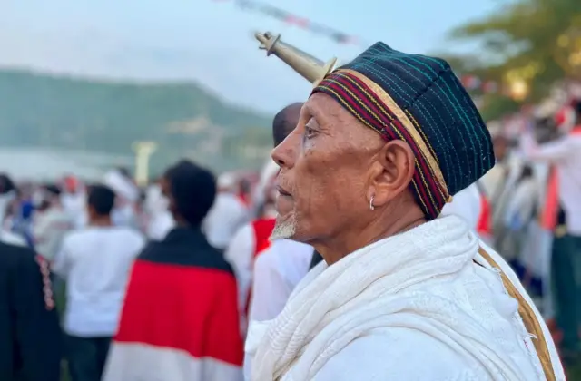 Maanguddoo kallacha godhatan Irreecha Hora Harsadee bara 2025 irratti.