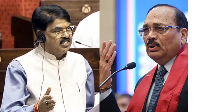 मनन मिश्रा (बाएं) और सीजेआई जस्टिस सूर्यकांत