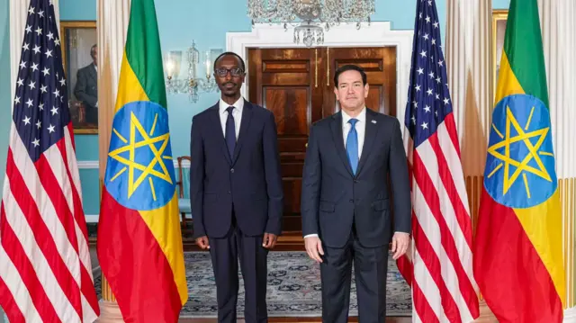 የአሜሪካ የውጭ ጉዳይ ሚኒስትር ማርኮ ሩቢዮ ከጠቅላይ ሚኒስትር ዐቢይ አሕመድ ጋር በስልክ የተነጋገሩ ሲሆን በዚያው ዕለት ዶ/ር ጌዲዮን ጤሞቲዮስንም አግኝተዋል